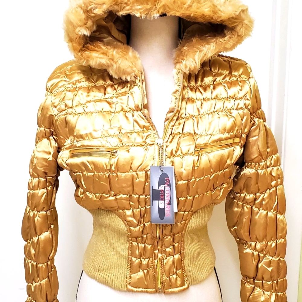 Gold Jacket M. Chamarra color dorado